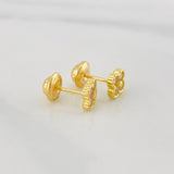 Stud Earrings Clover 1.15 g / in / 5.26 mm Yellow Gold 18K