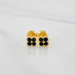 Clover Stud Earrings 1 g / in / 5.08 mm Yellow Gold 18K