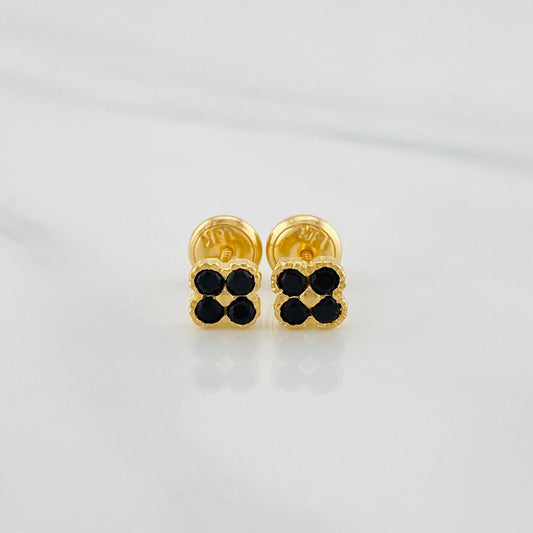 Topos Trebol 1 g / in / 5.08 mm Oro Amarillo 18K