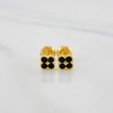 Clover Stud Earrings 1 g / in / 5.08 mm Yellow Gold 18K