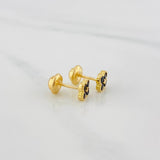 Clover Stud Earrings 1 g / in / 5.08 mm Yellow Gold 18K