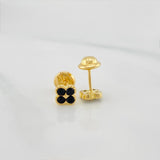 Clover Stud Earrings 1 g / in / 5.08 mm Yellow Gold 18K