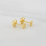 Stud Earrings Mini Clover 0.7 g / in / 3.8 mm Yellow Gold 18K