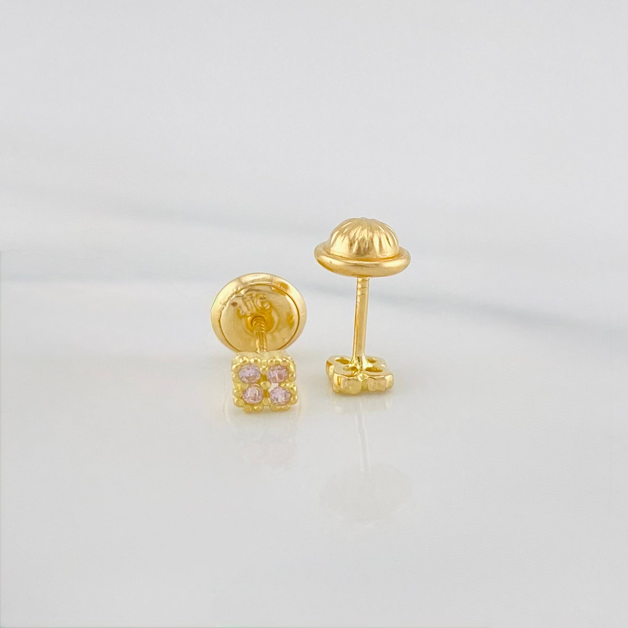 Topos Trebol 0.7 g / in / 3.6 mm Oro Amarillo 18K