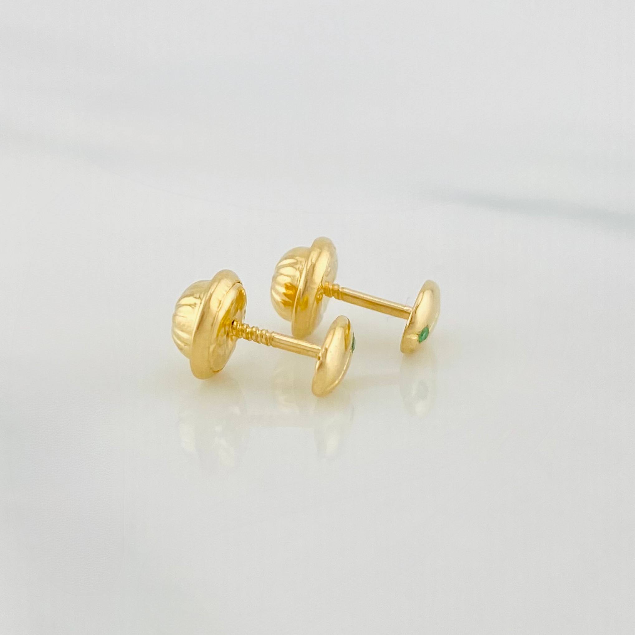 Topos Grano De Café 0.65 g / in / 3.86 mm Oro Amarillo 18K
