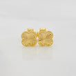 Topos Trebol Diamantado 0.95 g / in / 3 mm Oro Amarillo 18K