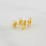 Topos Trebol Diamantado 0.95 g / in / 3 mm Oro Amarillo 18K