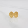 Stud Earrings Virgen Guadalupe 0.65 g / in / 8.13 mm Yellow Gold 18K