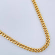 Cadena Cubana 8.9gr / 22 3/4 in / 3.5mm Oro Amarillo +1 14K Italy %