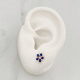 Stud Earrings Flower 0.65 g / in / 7.6 mm Rose Gold 18K