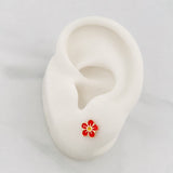 Topos Flor 0.7 g / in / 7.3 mm Oro Rosa 18K