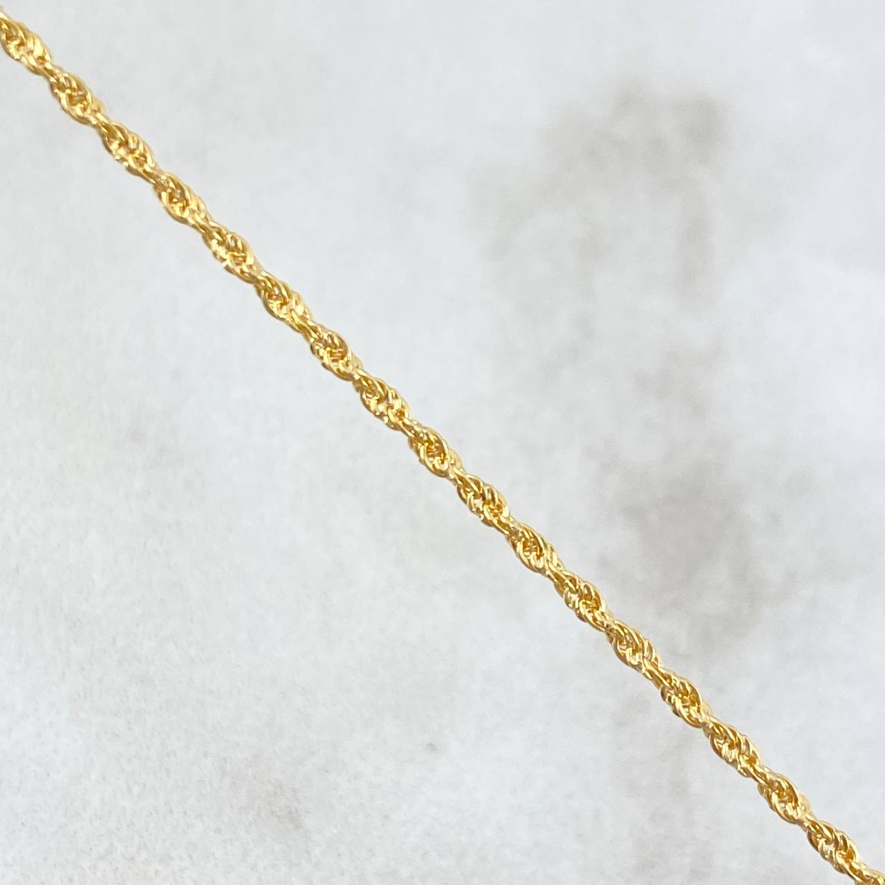 Rope Chain 1.15gr / 23.6in / 18K Gold +3