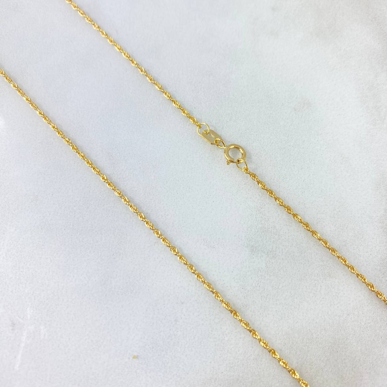 Rope Chain 1.05gr / 23.6in / 18K Gold +3$