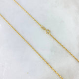 Rope Chain 1.15gr / 23.6in / 18K Gold +3
