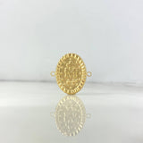 Charm Virgen Milagrosa 2gr / 2.5cm / Yellow Gold Stamped