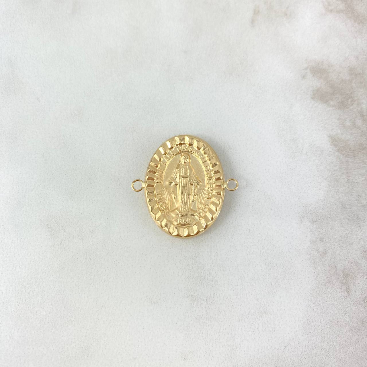 Charm Virgen Milagrosa 2gr / 2.5cm / Yellow Gold Stamped