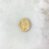 Charm Virgen Milagrosa 2gr / 2.5cm / Yellow Gold Stamped