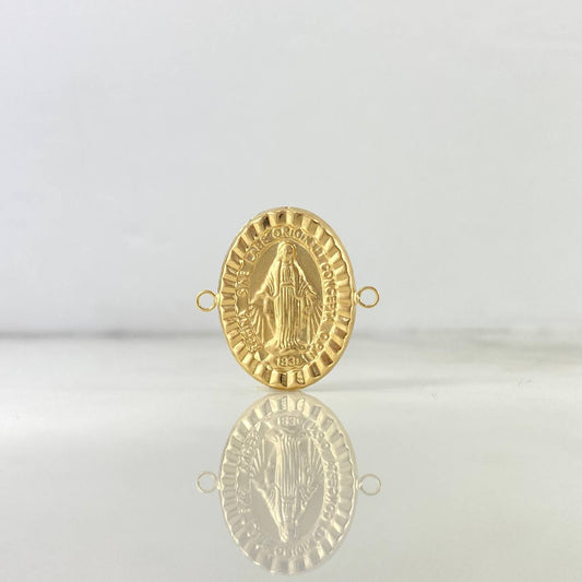 Charm Virgen Milagrosa 2gr / 2.5cm / Yellow Gold Stamped