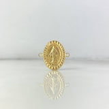 Charm Virgen Milagrosa 1.4gr / 2.1cm / Yellow Gold Stamped