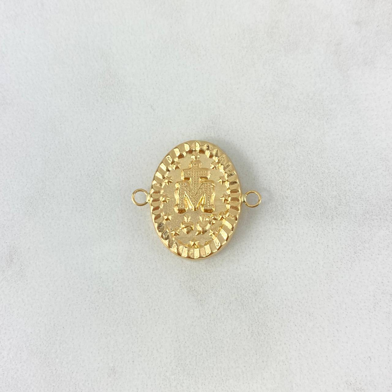 Charm Virgen Milagrosa 1.4gr / 2.1cm / Yellow Gold Stamped