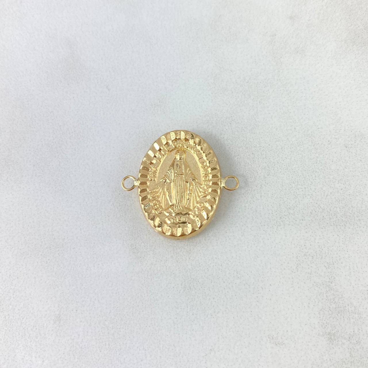 Charm Virgen Milagrosa 1.4gr / 2.1cm / Yellow Gold Stamped