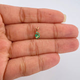 Dije Zaira Esmeralda 0.45gr / 1/2 in / Oro Amarillo 18K %