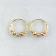 Hoop Earrings Hoop 1.05gr / 1.3cm / 18K Gold ©