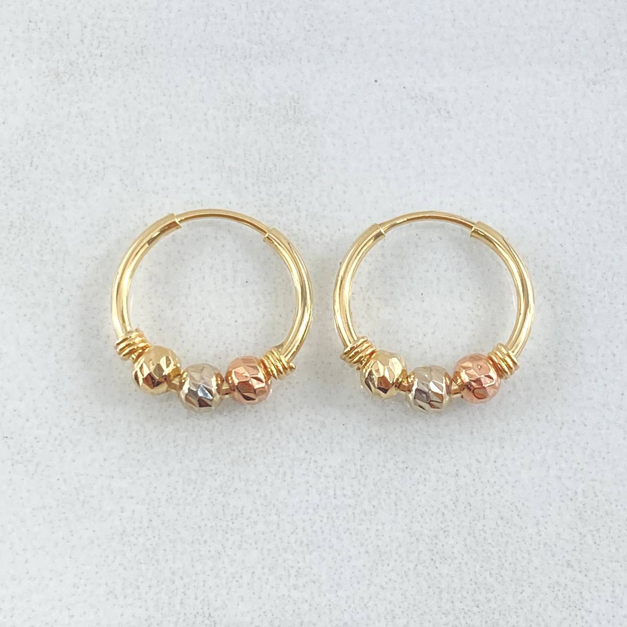Candongas Aro 1.3gr / 1.7cm / Oro 18K *