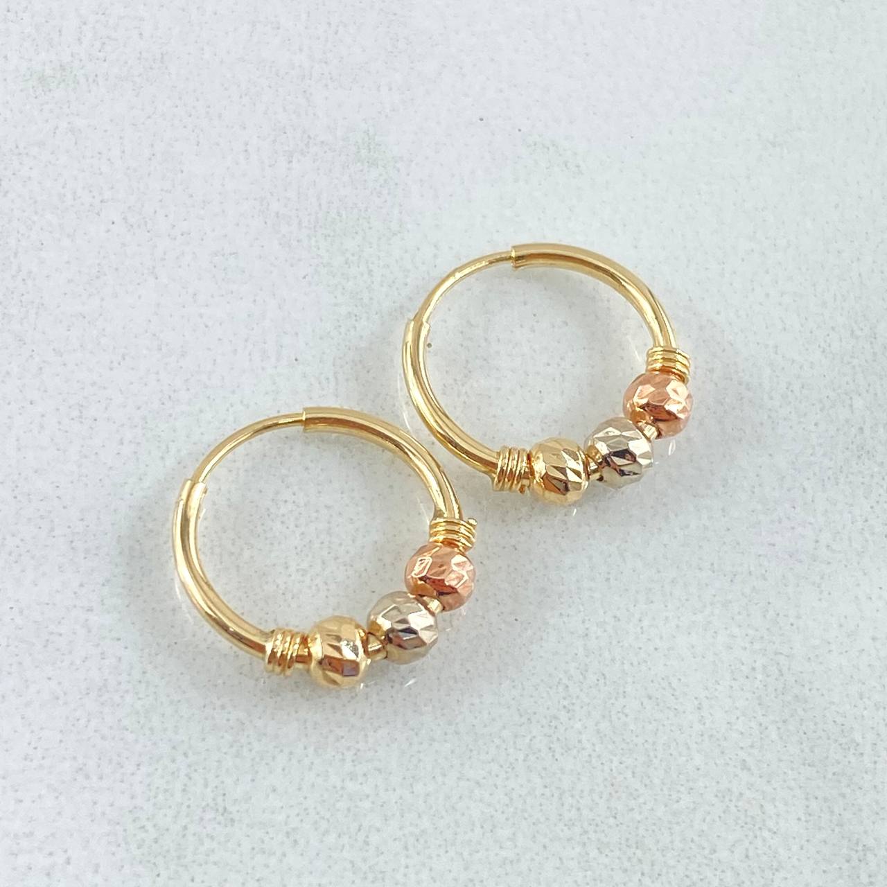 Hoop Earrings Hoop 1.05gr / 1.3cm (0.5in) / 18K Gold
