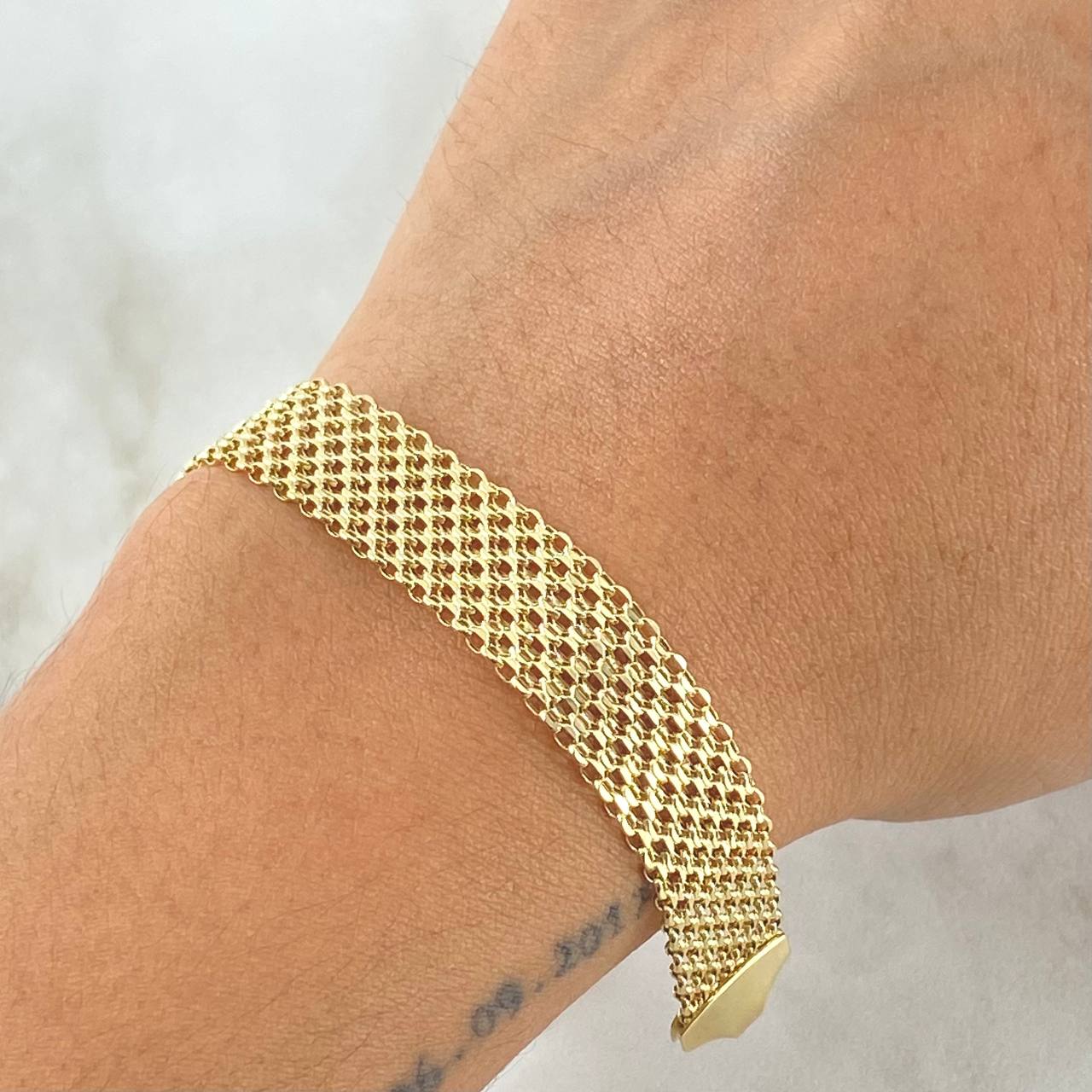 Bismark Bracelet 6.05gr / 7.7in / +0 18K Gold ©