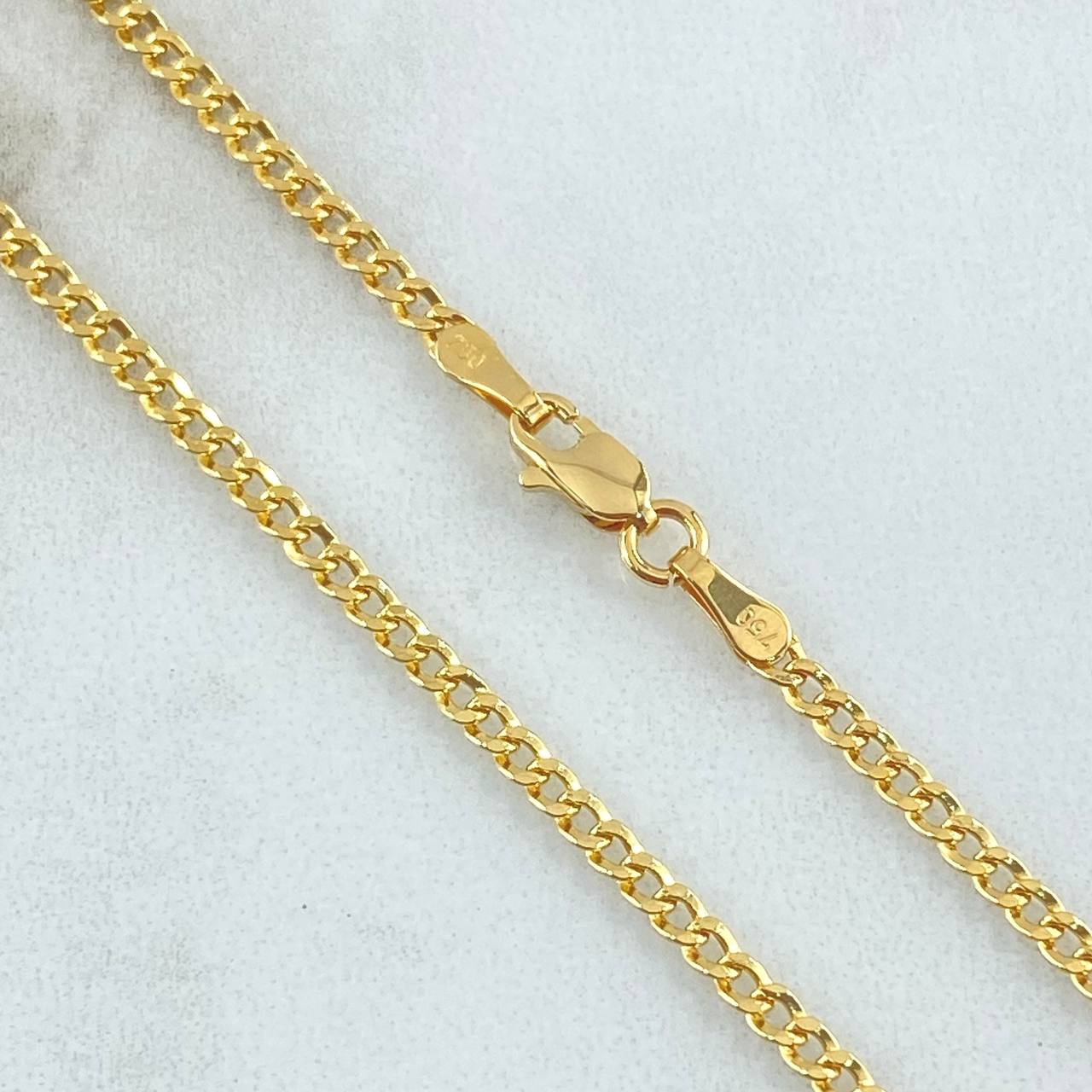 Cadena Cubana 4.25gr / 60cm / +0 Oro 18K