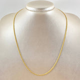 Cadena Cubana 3.6gr / 50cm / +0 Oro 18K