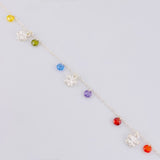 Tobillera Mariposas Colgantes 3.55g / 10 1/4 in / 1.2mm Plata 925