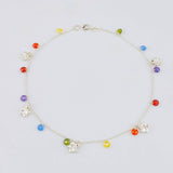 Tobillera Mariposas Colgantes 3.6g / 10 1/2 in / 1.2mm Plata 925