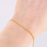 Pulso Cubano 0.8g / 7 1/2 in / 2mm Oro Amarillo 18K (Oferta)