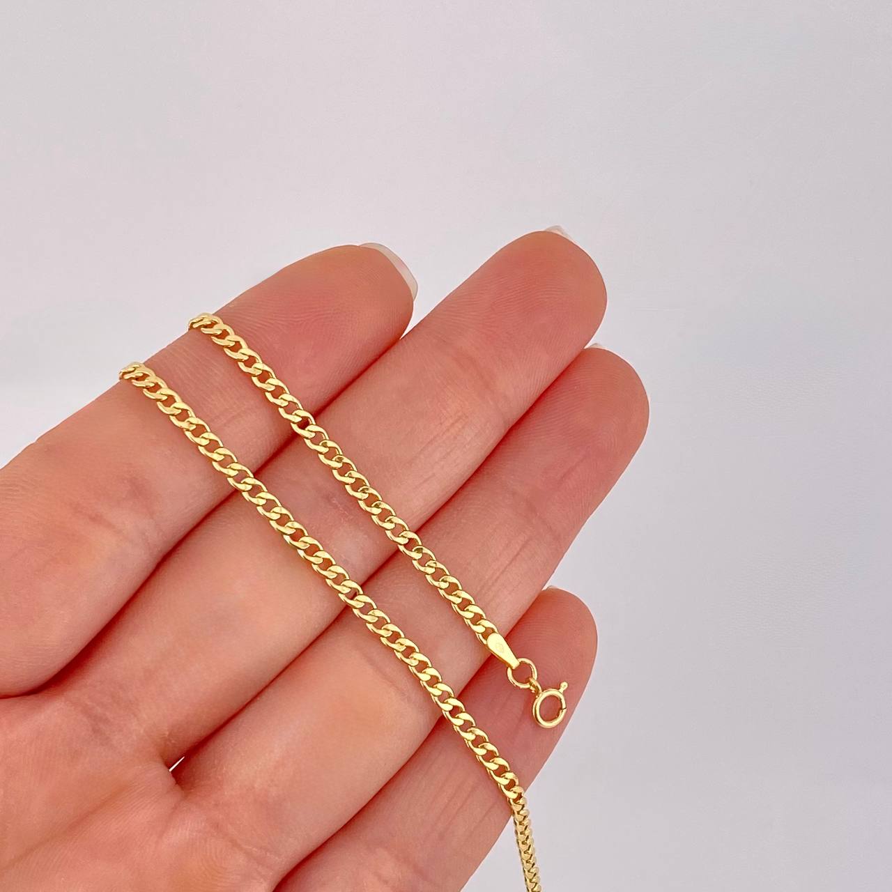 Cuban Links 2.3g / 18 in / 2.5mm Yellow Gold 18K