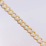 Cuban Links Bracelet 19.2g / 8 1/2 in / 8.2mm Silver Vermeil 925