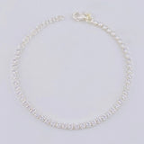 Circular Tennis Bracelet 3.45g / 7 1/2 in / 3mm Silver 925