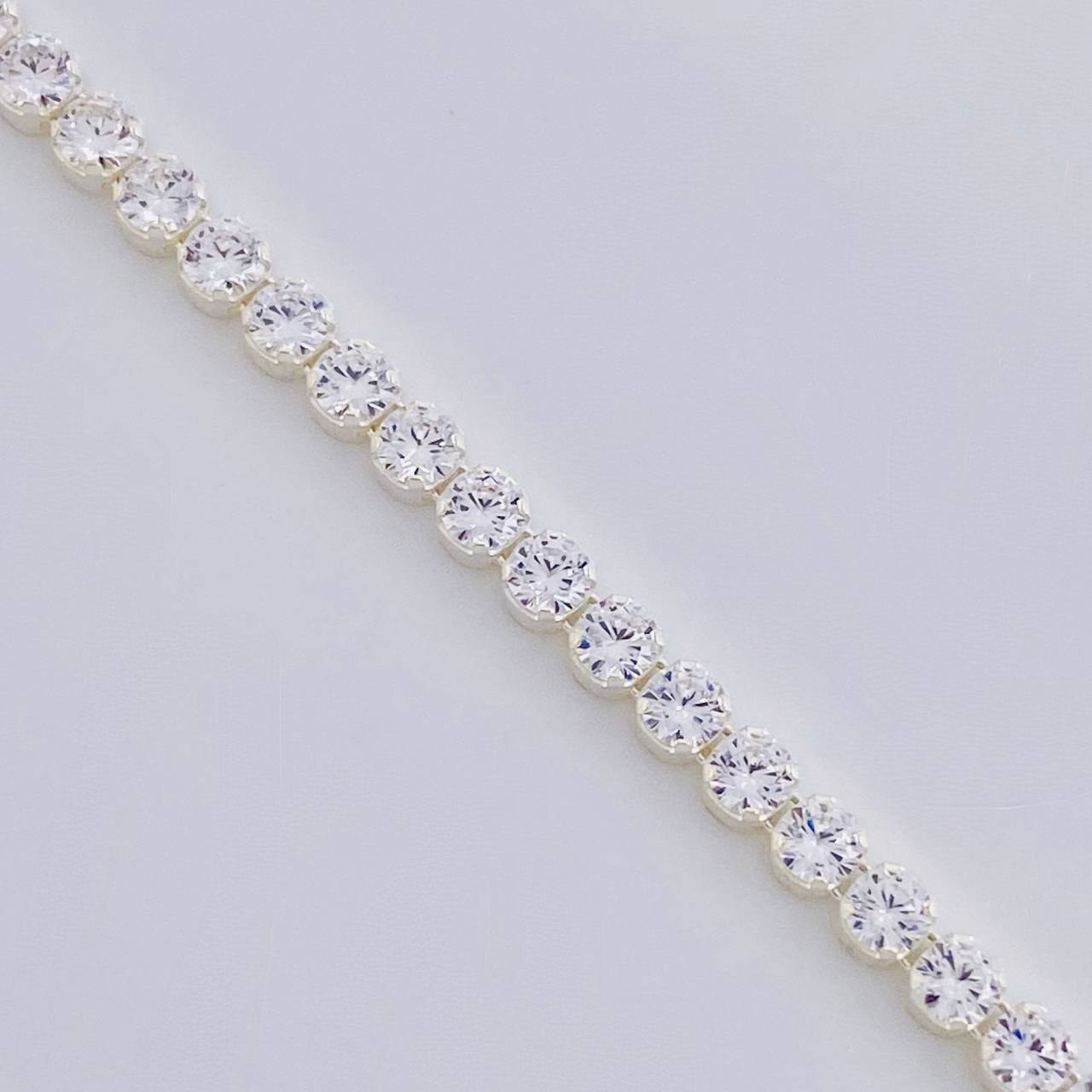 Circular Tennis Bracelet 3.45g / 7 1/2 in / 3mm Silver 925