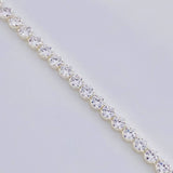 Circular Tennis Bracelet 3.45g / 7 1/2 in / 3mm Silver 925