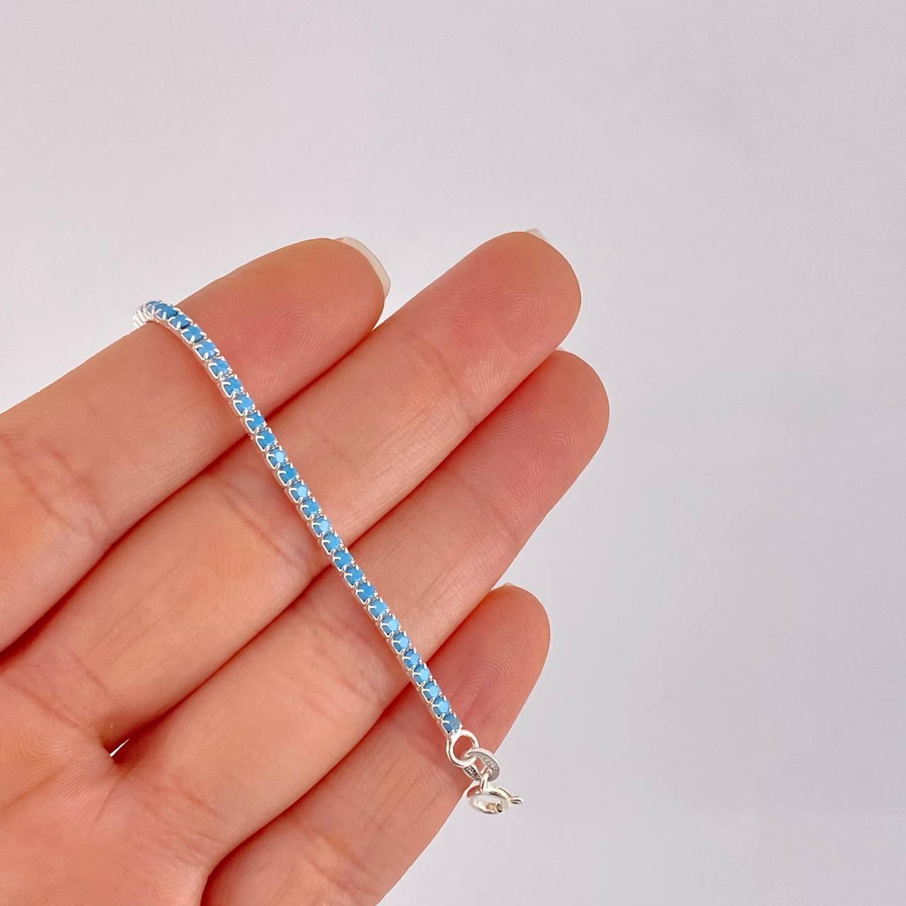 Tennis Bracelet 3.15g / 7 3/4 in / 2.2mm Silver 925