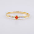 Anillo Rombo Tupido 1.45g / T8 1/2 Oro Amarillo 18K