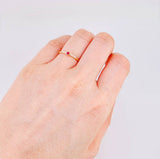 Anillo Rombo Tupido 1.3g / T7 1/4 Oro Amarillo 18K