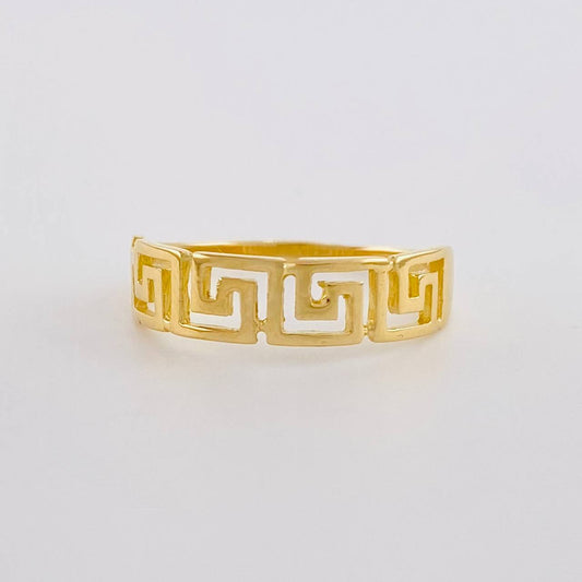 Anillo Laberinto 1.95g / T6 1/4 Oro Amarillo 18K