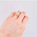 Anillo Laberinto 2g / T6 1/4 Oro Amarillo 18K