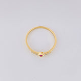 Anillo Rombo Tupido 1.35g / T6 1/2 Oro Amarillo 18K