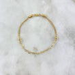 Cuban Links Bracelet Tibetan 2.85gr / 19cm / Yellow Gold Hearts +4 ©
