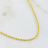 Rope Chain 4.6gr / 19.7in / 18K Gold +3$