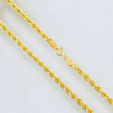 Rope Chain 4.6gr / 19.7in / 18K Gold +3$