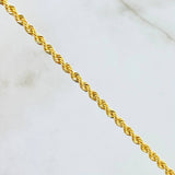 Rope Chain 4.6gr / 19.7in / 18K Gold +3$